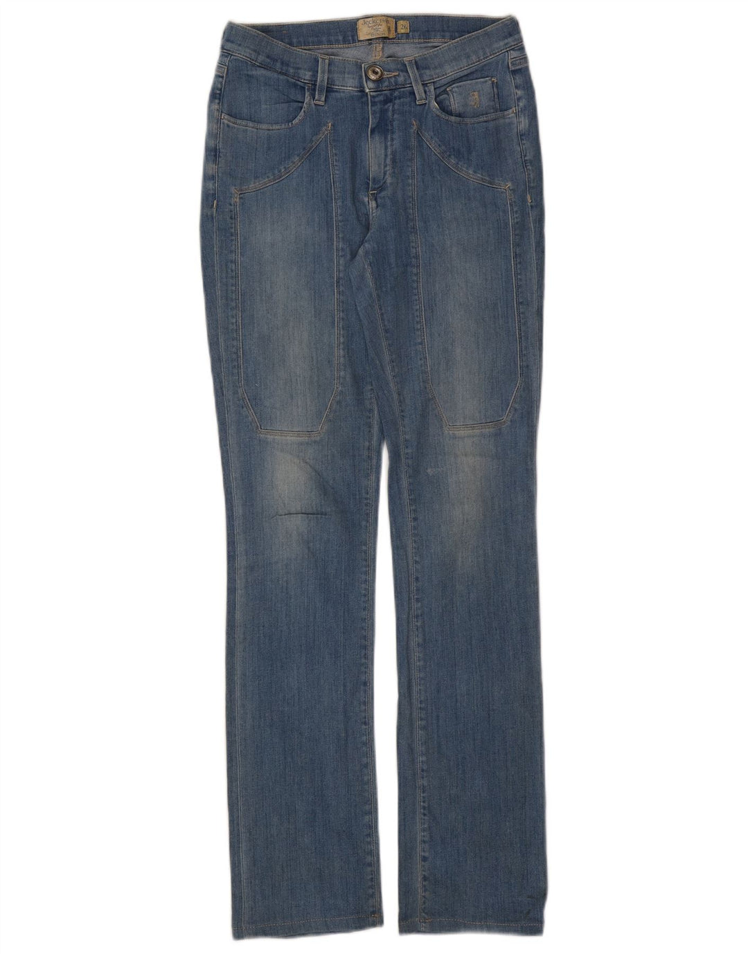 Blugi Jeckerson Bootcut pentru femei W26 L31 Bumbac albastru