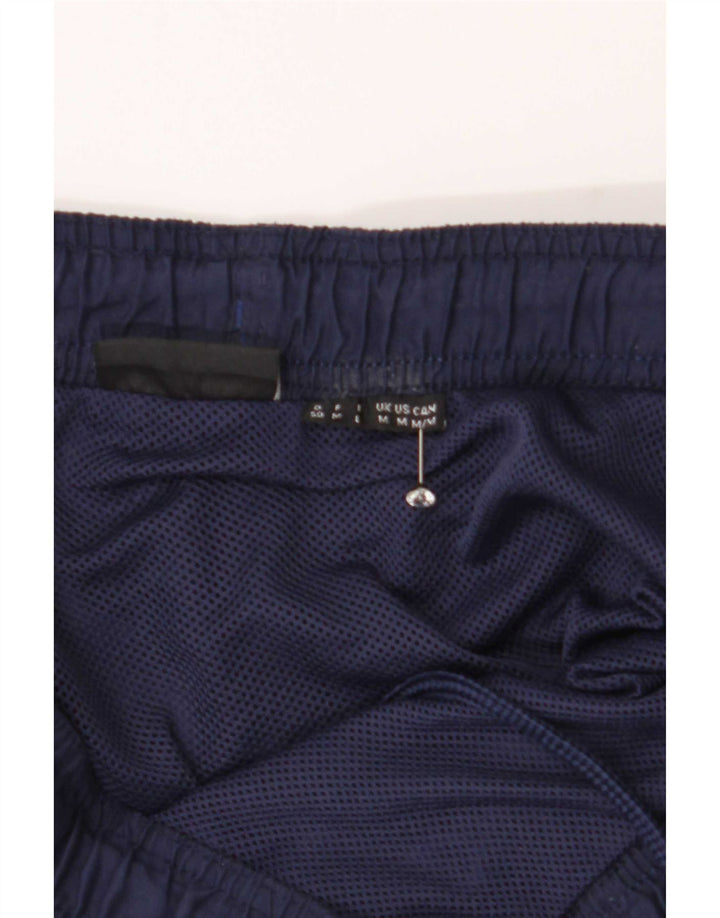 Pantaloni scurți sport Fila pentru bărbați, poliester mediu bleumarin