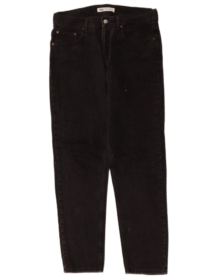 Blugi slim pentru bărbați Zara EU 40 Medium W31 L30 Negri
