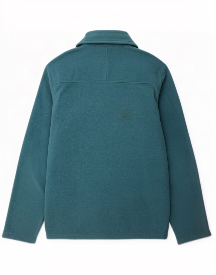 Pulover pentru bărbați The North Face, cu fermoar și gât, poliester mare, albastru