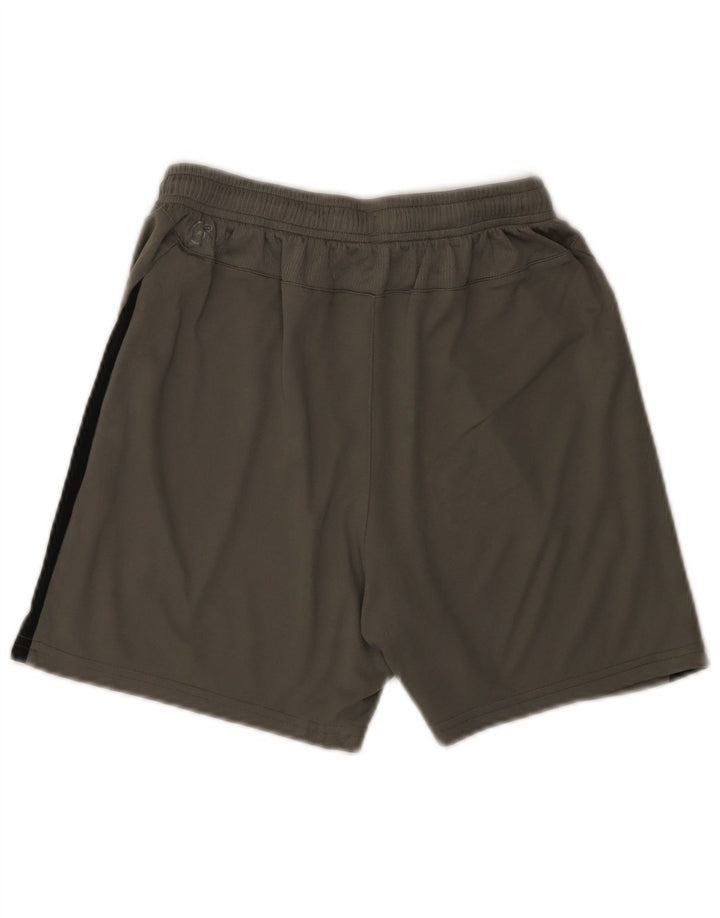 Pantaloni scurți sport Puma pentru băieți 13-14 ani, gri, poliester color bloc