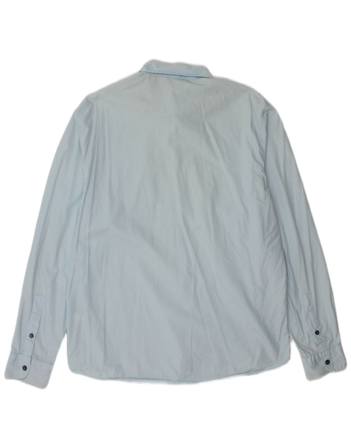 Cămașă pentru bărbați Moschino XL Blue Bumbac