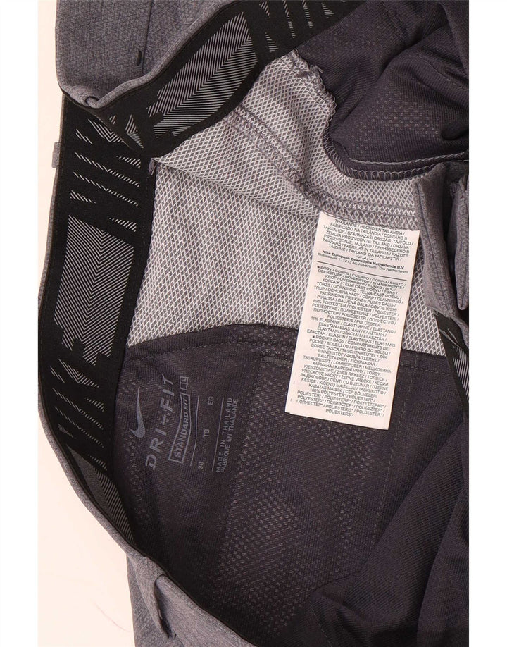 Pantaloni scurți chino pentru bărbați, cu ajustare standard, W38 XL, gri poliester