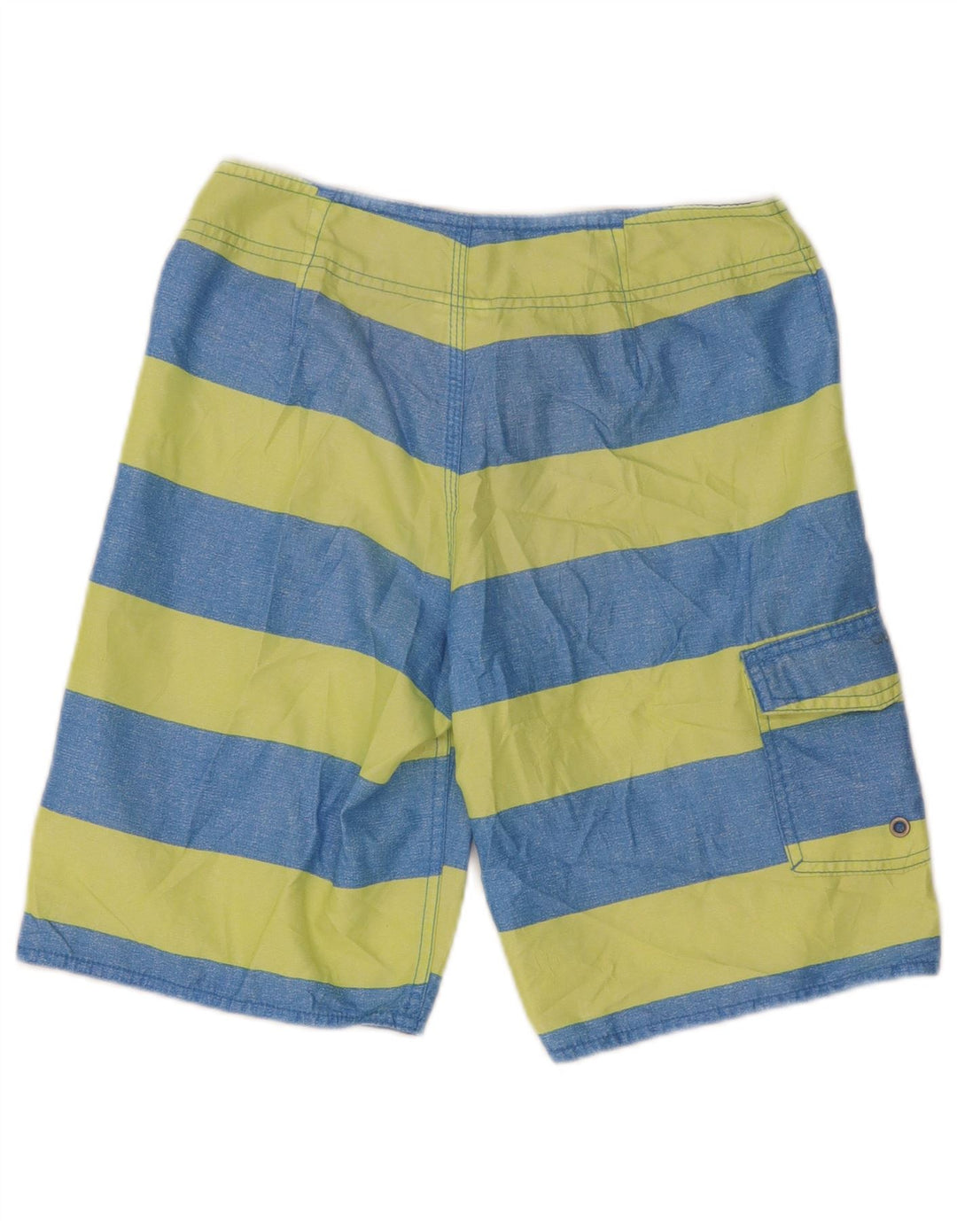 Pantaloni scurți de înot Quiksilver pentru bărbați XS poliester cu dungi albastre