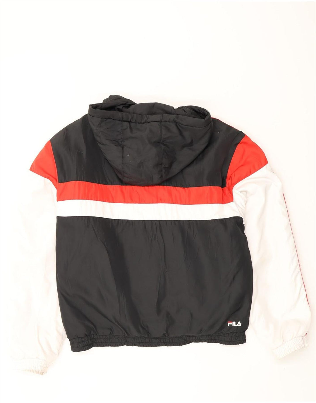 Jachetă bomber cu glugă Fila pentru bărbați UK 38 Medium Black Colorblock Poliester