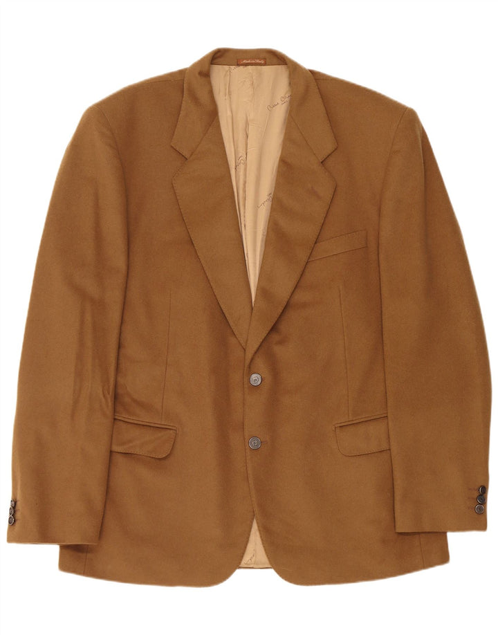 Jachetă Blazer pentru bărbați Pierre Cardin cu 2 nasturi IT 54 2XL Kaki Cașmir