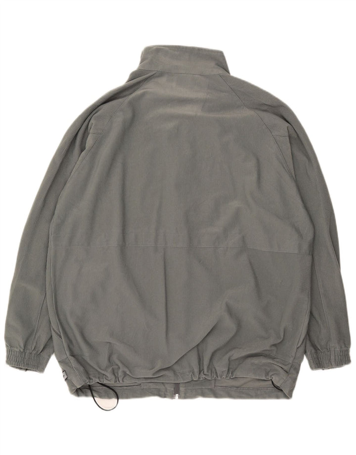 DIADORA Mens Windbreaker Jacket UK 42 XL Grey Polyester