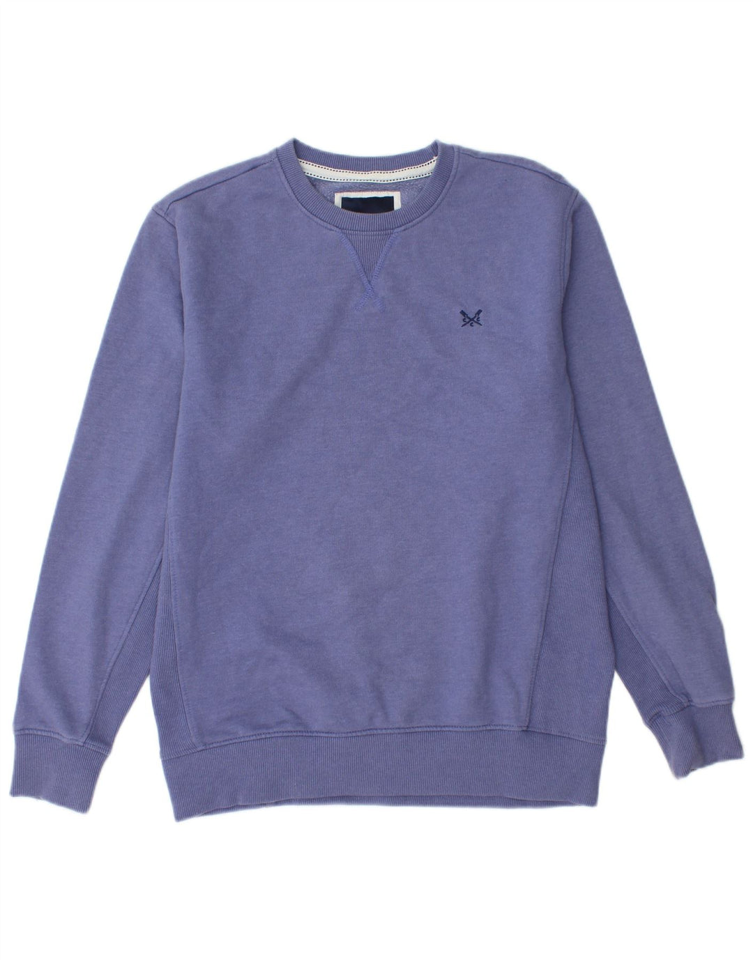 CREW CLOTHING Hanorac pentru bărbați Pulover Bumbac violet mediu