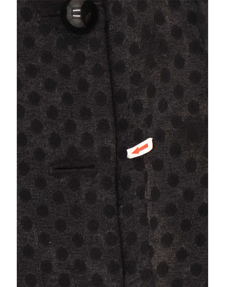French Connection Palton dublu pentru femei UK 6 XS Negru Geometric