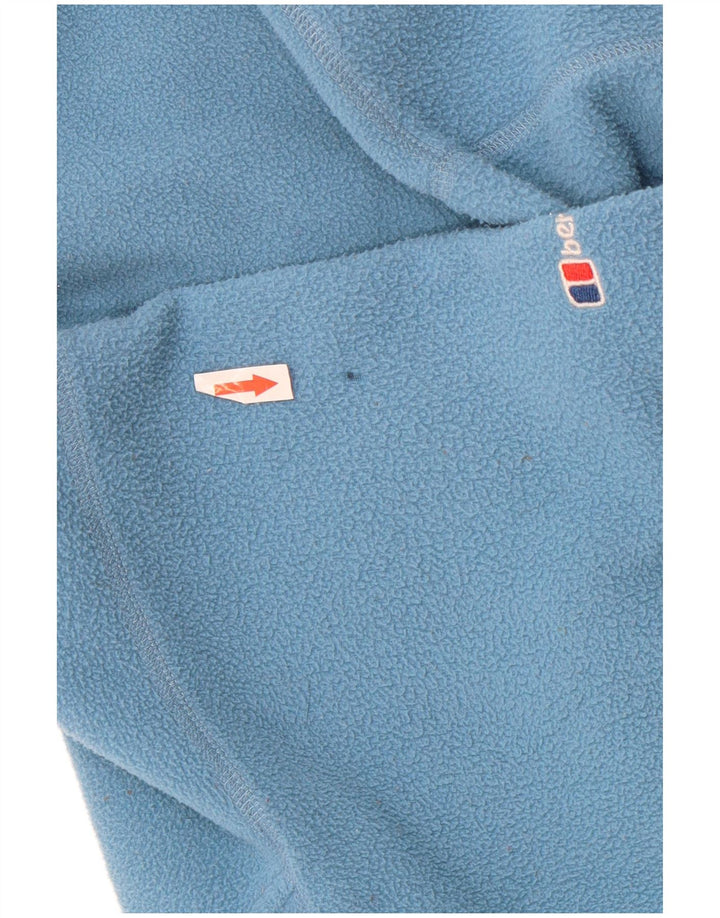 Jachetă fleece supradimensionată pentru femei Berghaus UK 8 Small Blue Poliester