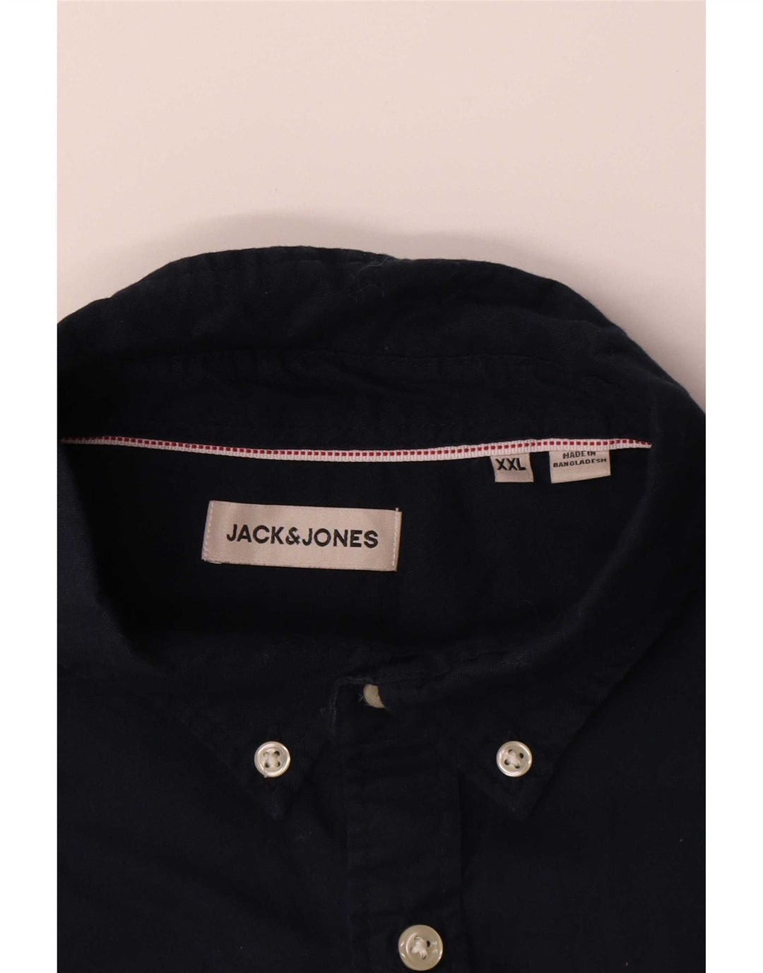Cămașă pentru bărbați Jack & Jones 2XL, bumbac bleumarin