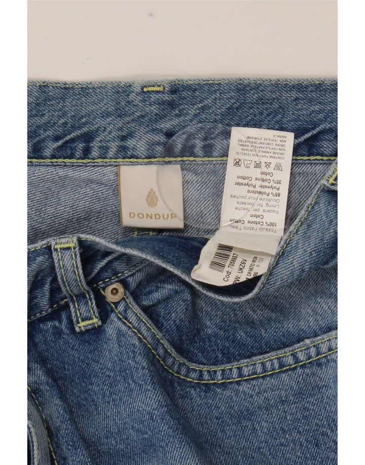 Dondup Blugi Distressed drepte pentru femei W27 L28 Bumbac albastru