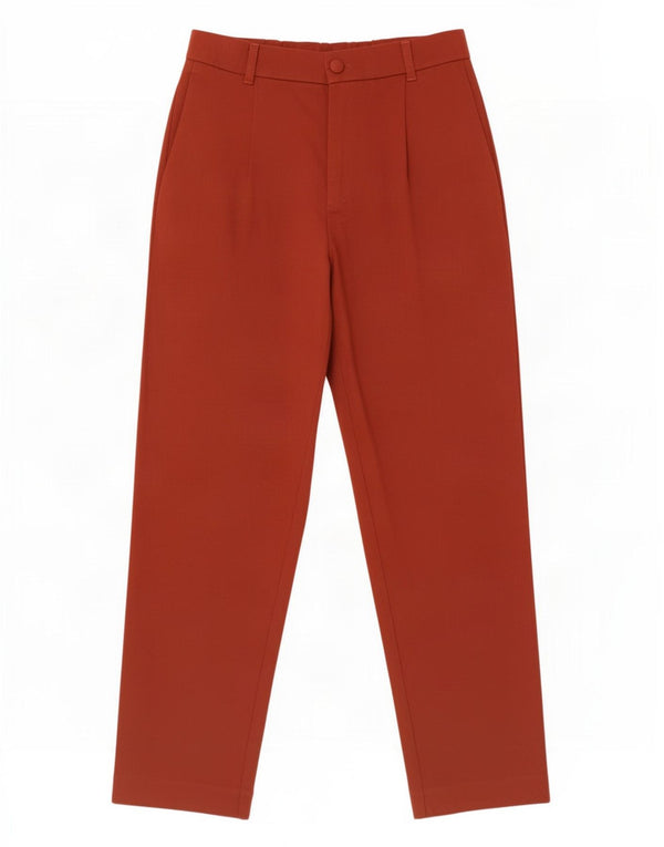 Pantaloni Chino Conici Trafaluc pentru Damă Zara Mici L26 L26 Roșu