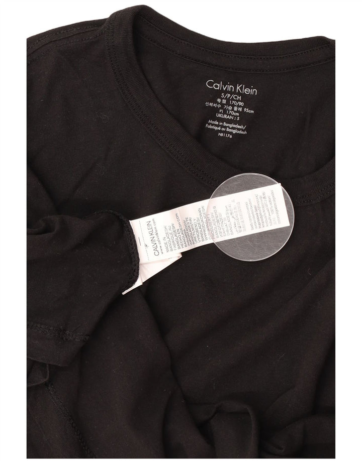 Tricou Calvin Klein pentru bărbați Top mic bumbac negru
