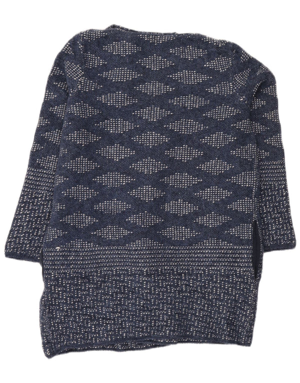 Pulover cardigan cu paragate pentru femei Marks & Spencer UK 14 Medium Blue