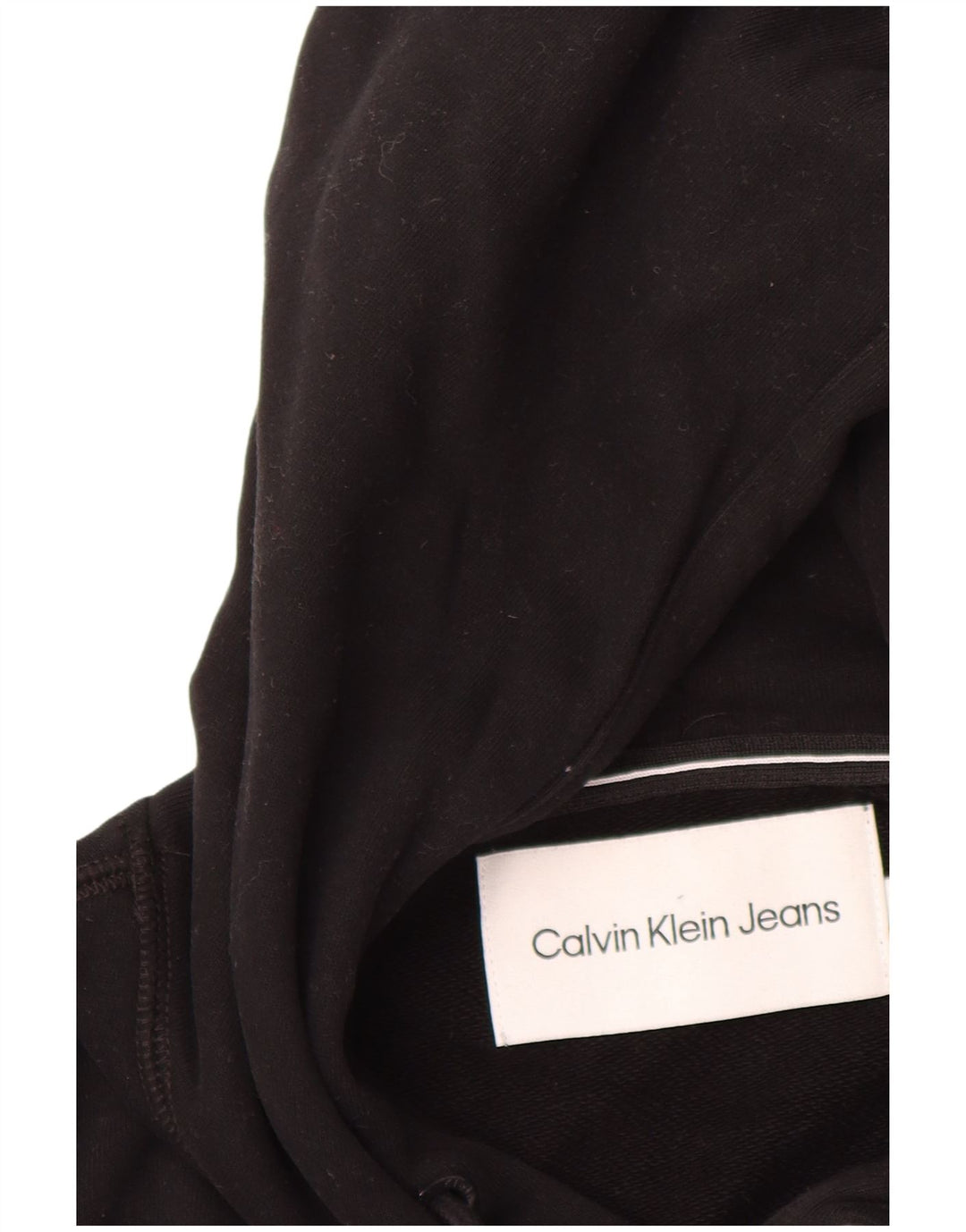 CALVIN KLEIN JEANS Hanoră grafică pentru bărbați, bumbac mediu negru