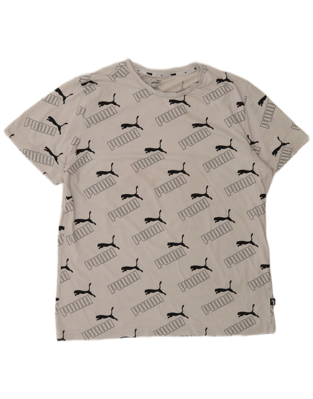 Tricou grafic Puma pentru bărbați Top Large White