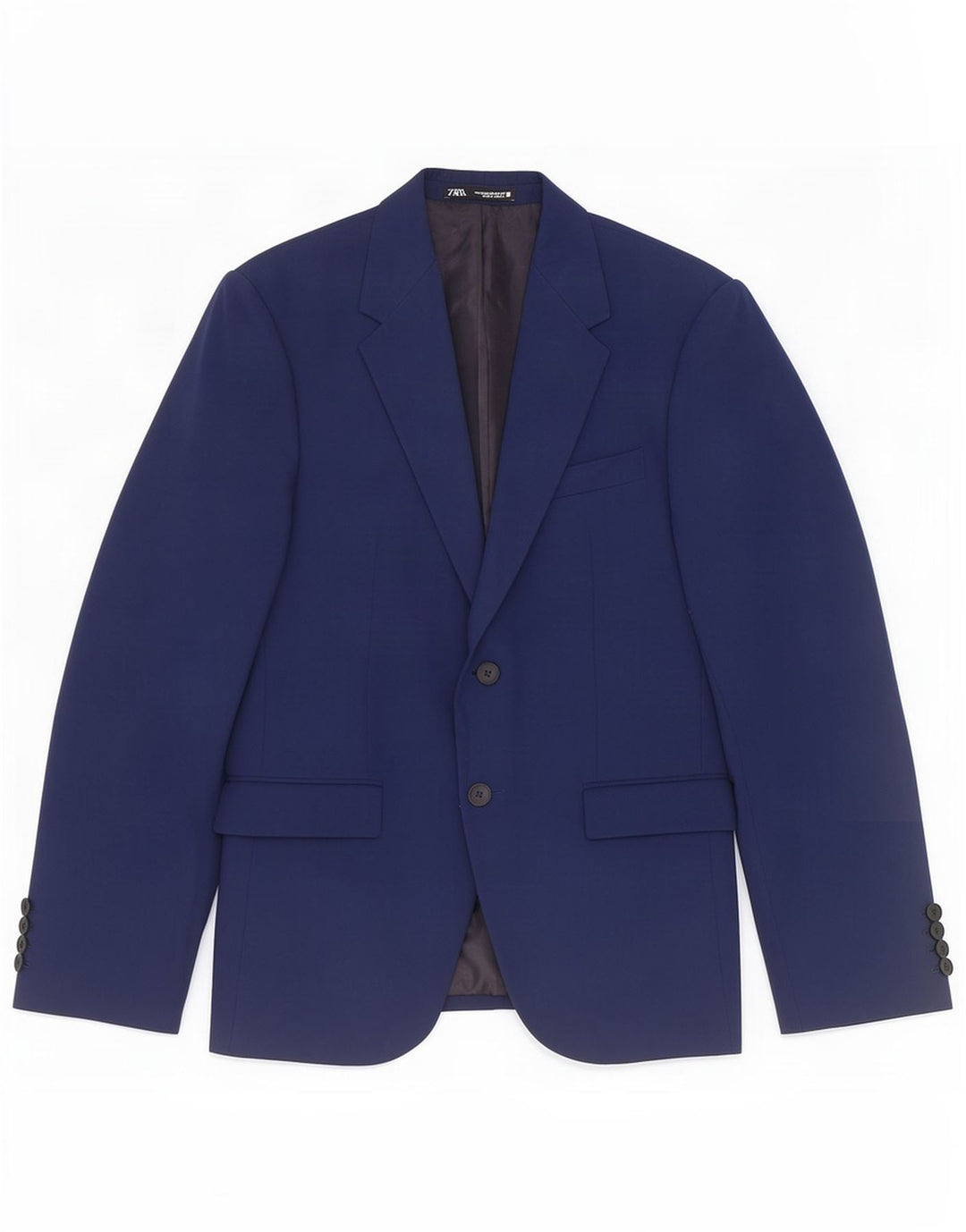 Blazer pentru bărbați Zara cu 2 nasturi EU 48 Medium Bleumarin