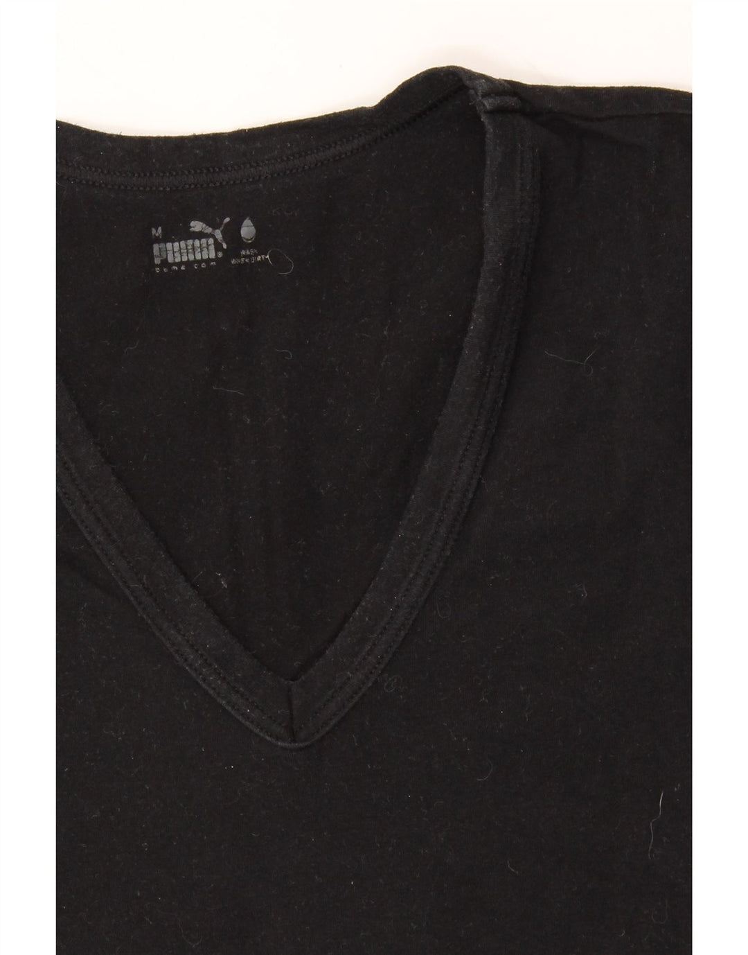 PUMA Mens T-Shirt Top Medium Black Cotton Vintage Puma and Second-Hand Puma from Messina Hembry 