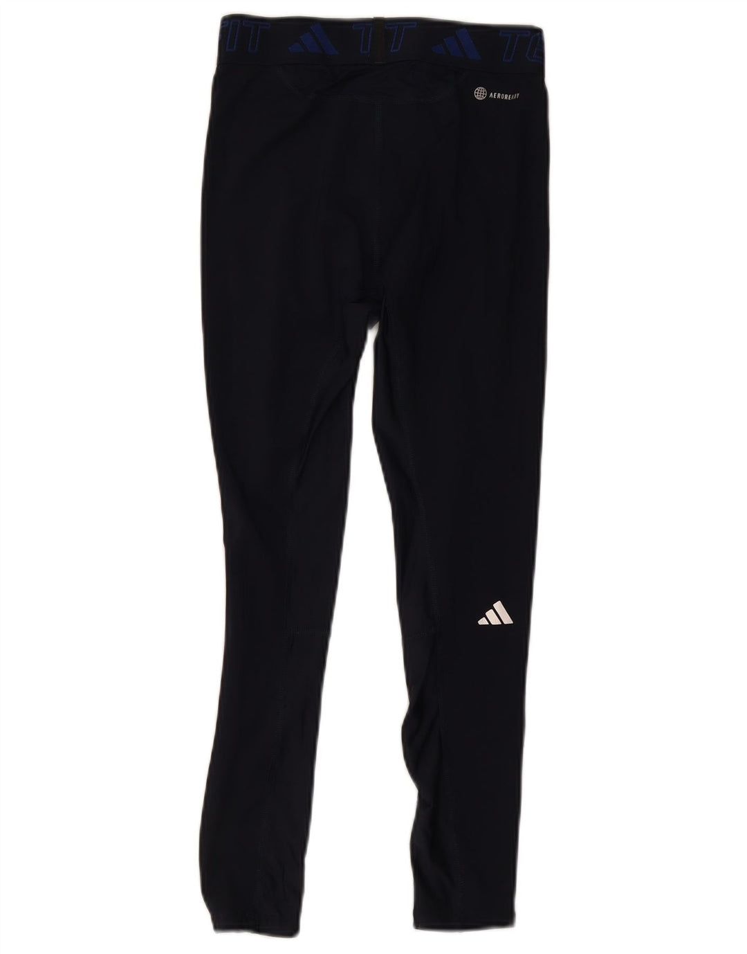 Leggings Aeroready pentru femei Adidas UK 12 Poliester mediu albastru bleumarin