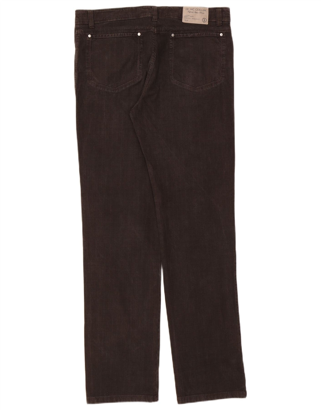 Pantaloni casual pentru bărbați J.E. Mc Collum IT 50 Large W36 L32 Brown Check