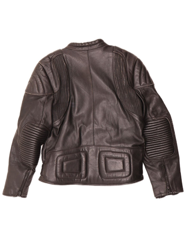 Jachetă de curse din piele pentru motocicletă pentru bărbați Garibaldi EU 40 Medium Negru