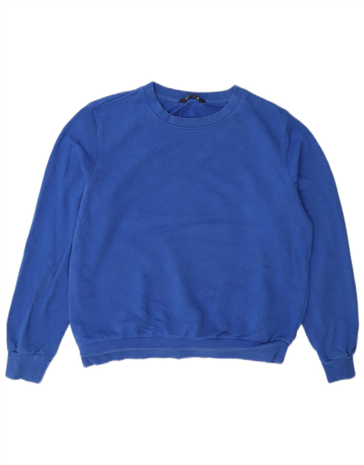 Pulover pentru femei Marks & Spencer, UK 12, bumbac albastru mediu