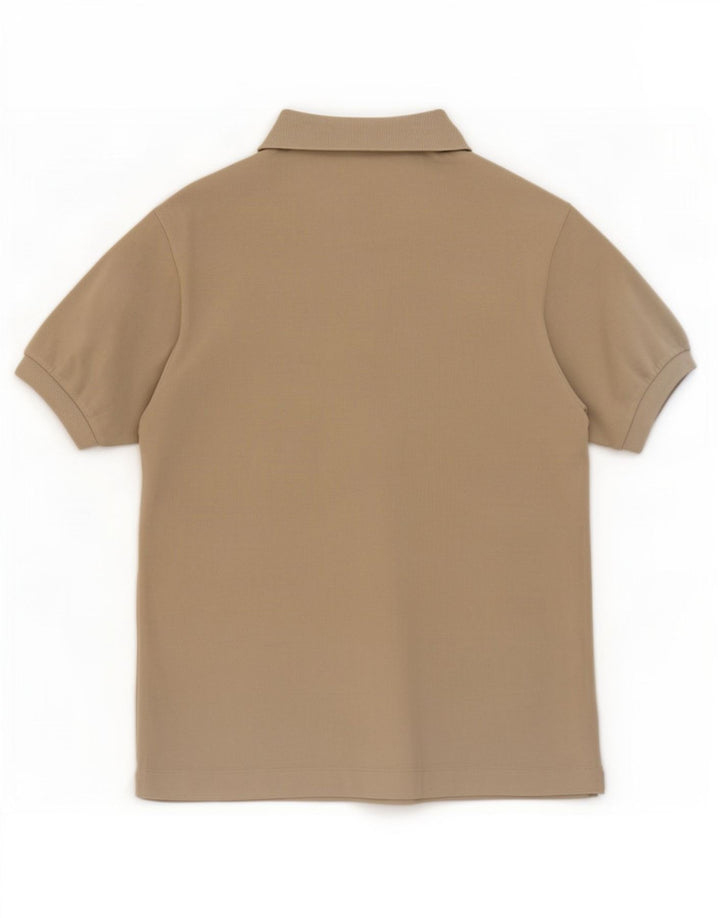 Tricou polo pentru bărbați Lacoste Mărimea 4 Bumbac Bej Mediu