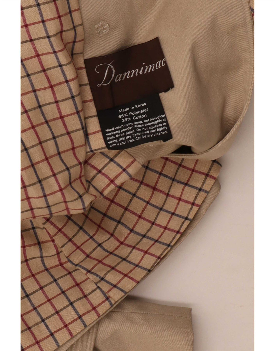 Trench pentru femei Dannimac UK 12 Poliester Bej Mediu