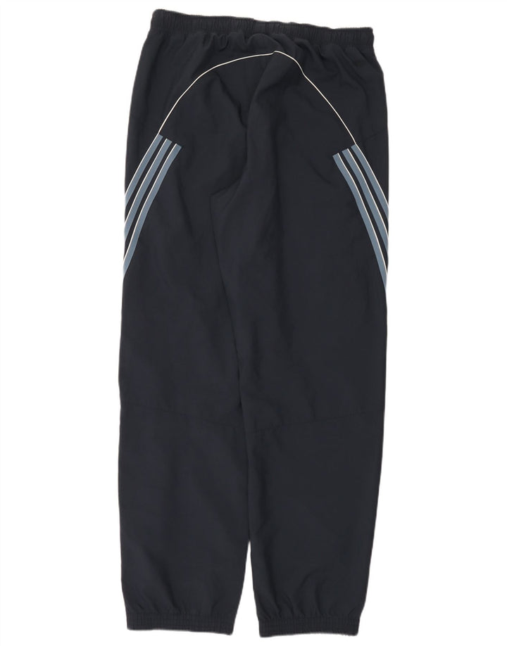 Pantaloni de trening pentru bărbați Adidas Pantaloni de jogging mari, bleumarin, poliester cu dungi