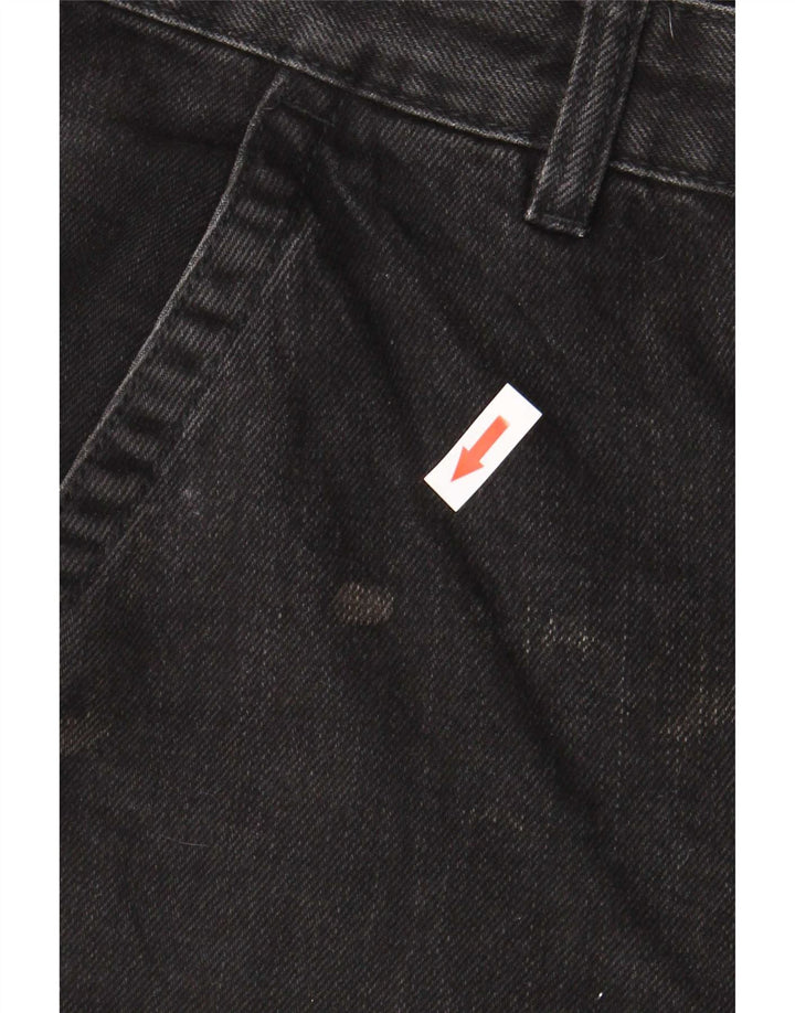 Blugi Kiabi Cargo Straight pentru bărbați IT 50 Large W34 L31 Negri