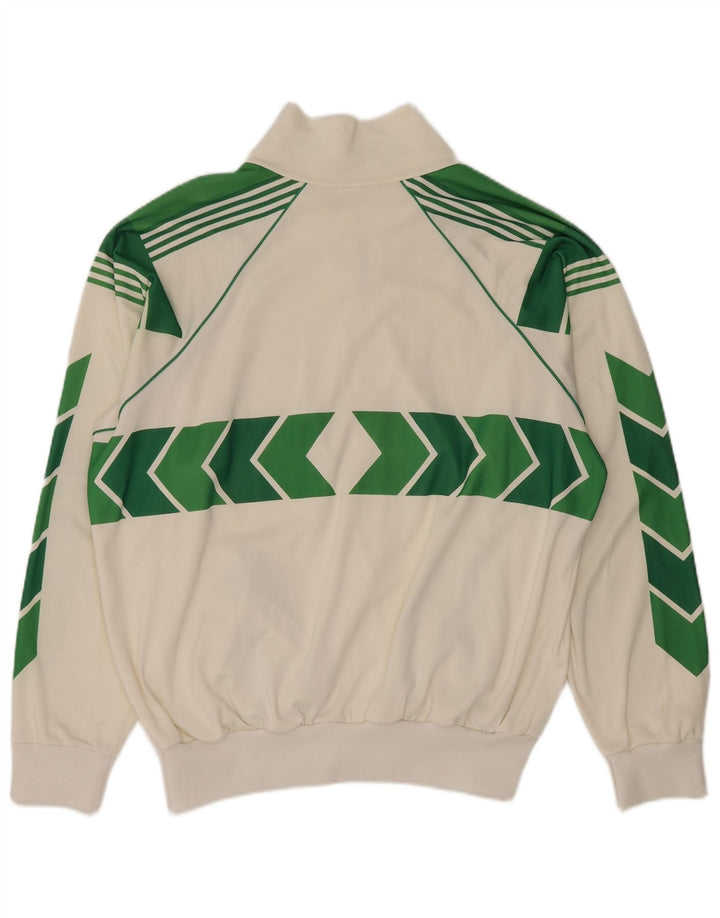 Jachetă de trening vintage pentru bărbați, 2XL, nailon color bloc alb