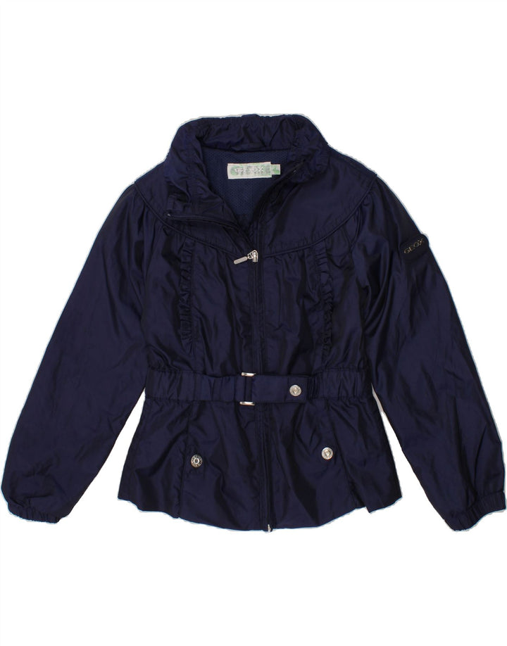 GEOX Girls Bomber Jacket 4-5 Years Navy Blue Polyamide Vintage Geox and Second-Hand Geox from Messina Hembry 