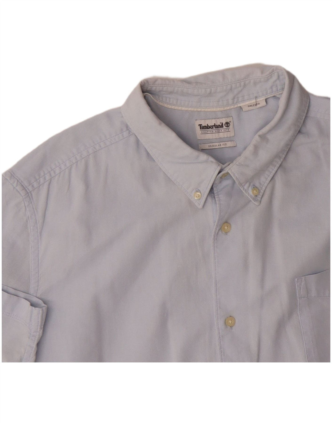 Cămașă cu mânecă scurtă pentru bărbați TIMBERLAND, 3XL, albastru, bumbac