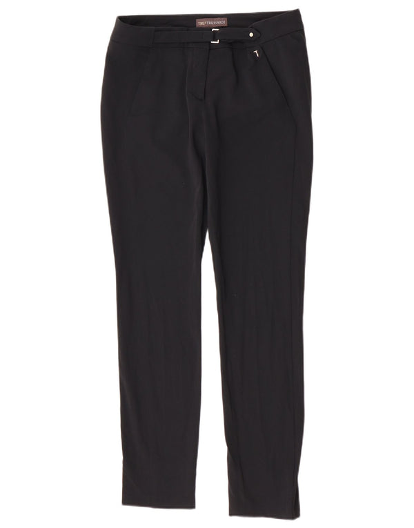 Pantaloni casual Trussardi pentru femei Slim Fit IT 40 Small W28 L28 Negru