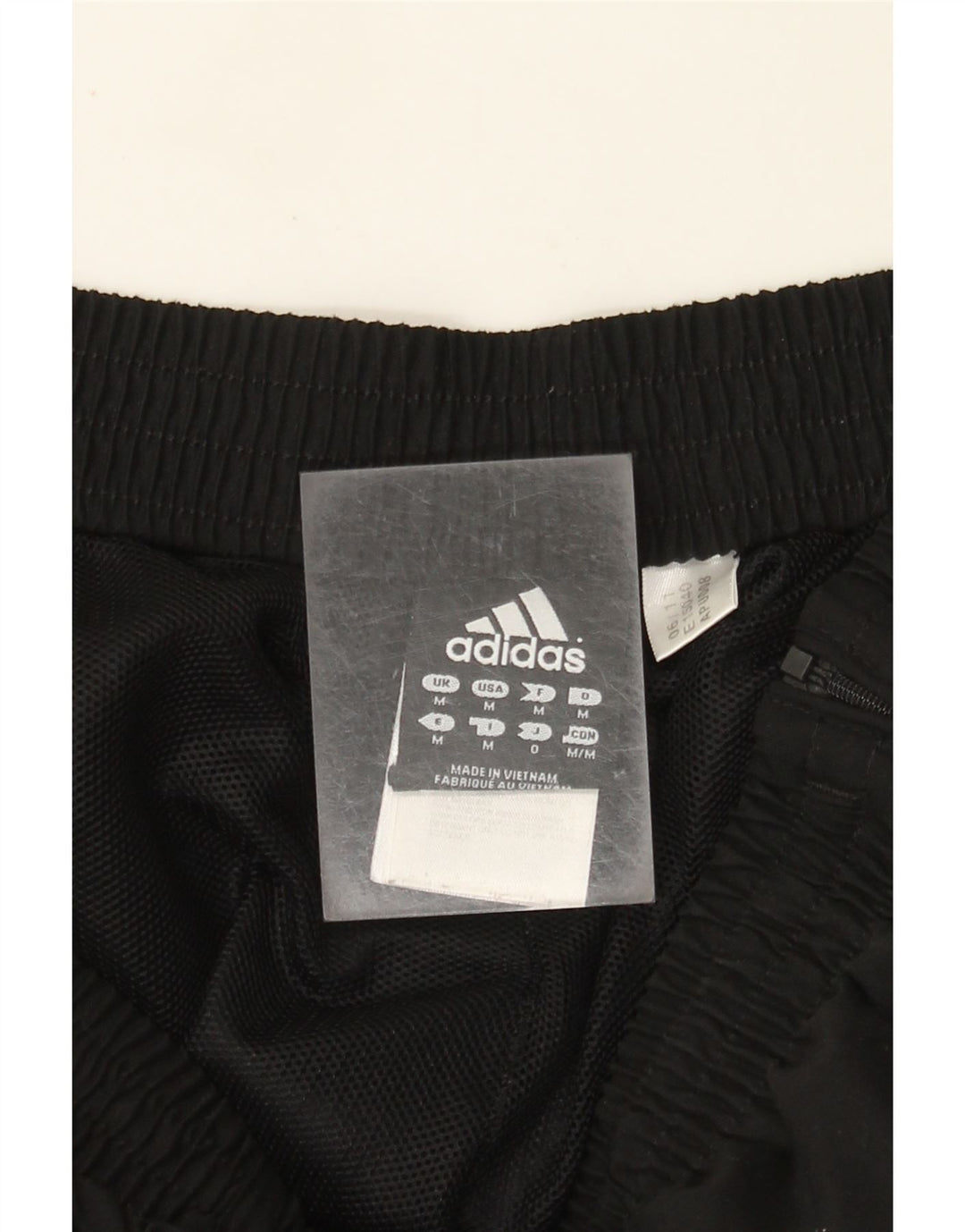 Pantaloni de trening Adidas Climalite pentru bărbați, poliester mediu negru