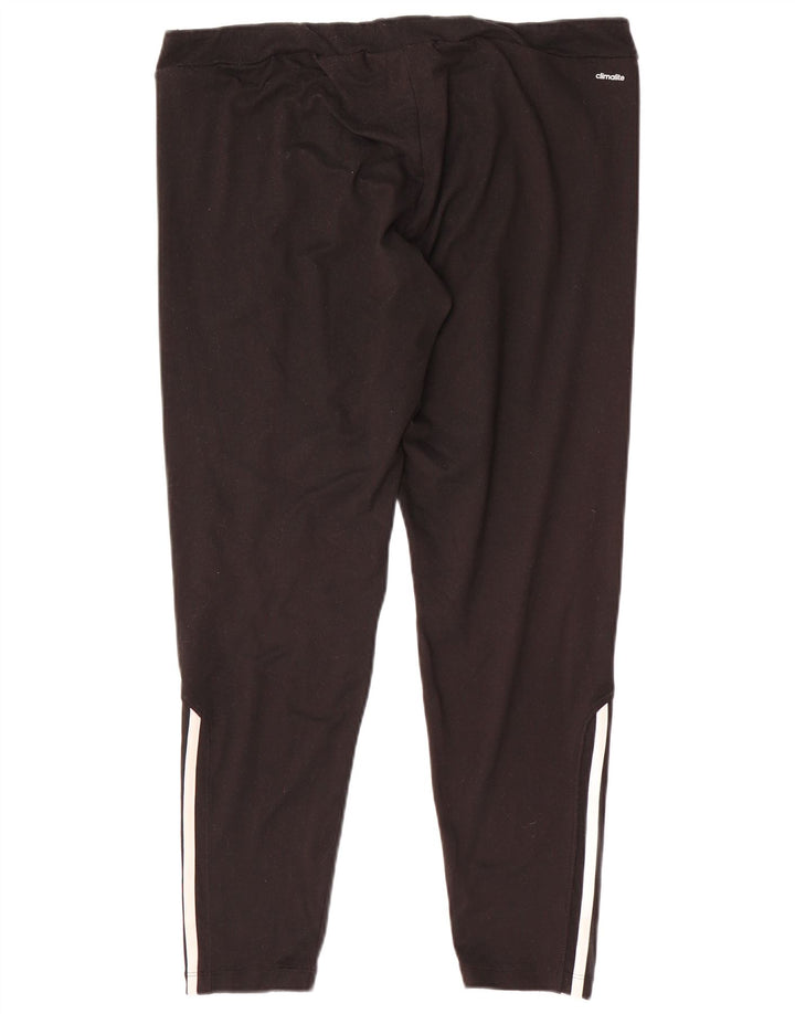 Leggings Climalite Adidas pentru femei UK 20/22 XL poliester negru