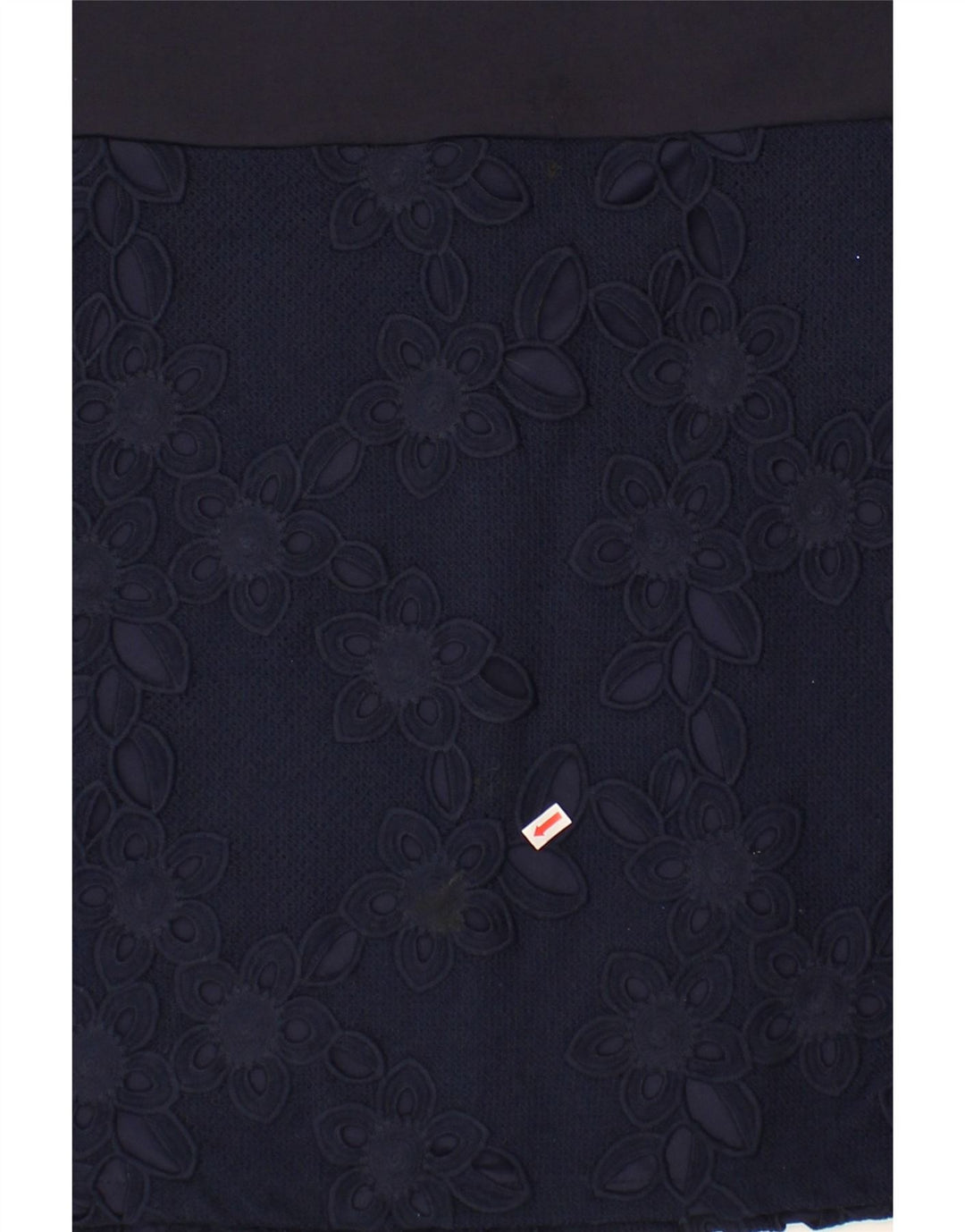 WAREHOUSE Womens Sleeveless Basic Dress UK 10 Small Navy Blue Floral Vintage Warehouse and Second-Hand Warehouse from Messina Hembry 