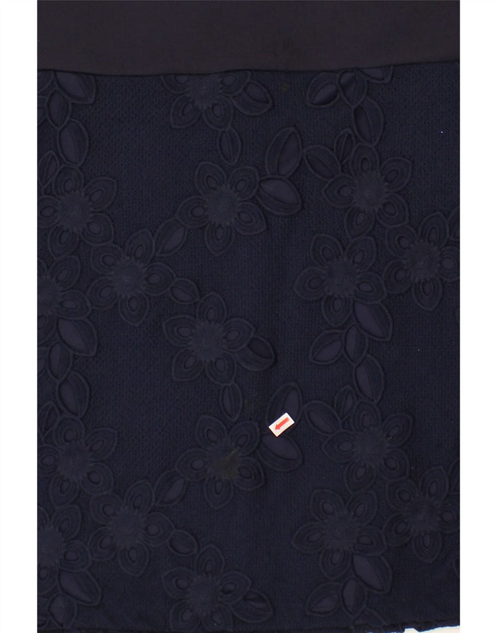 WAREHOUSE Womens Sleeveless Basic Dress UK 10 Small Navy Blue Floral Vintage Warehouse and Second-Hand Warehouse from Messina Hembry 