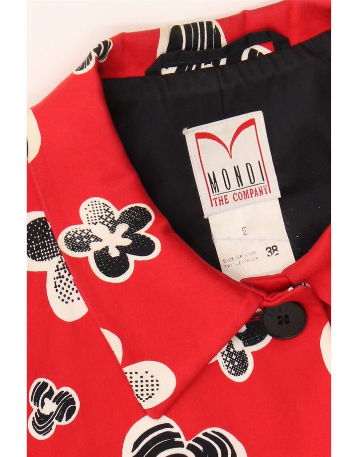 Blazer pentru bărbați Mondi cu 4 nasturi EU 38 Medium Roșu Floral