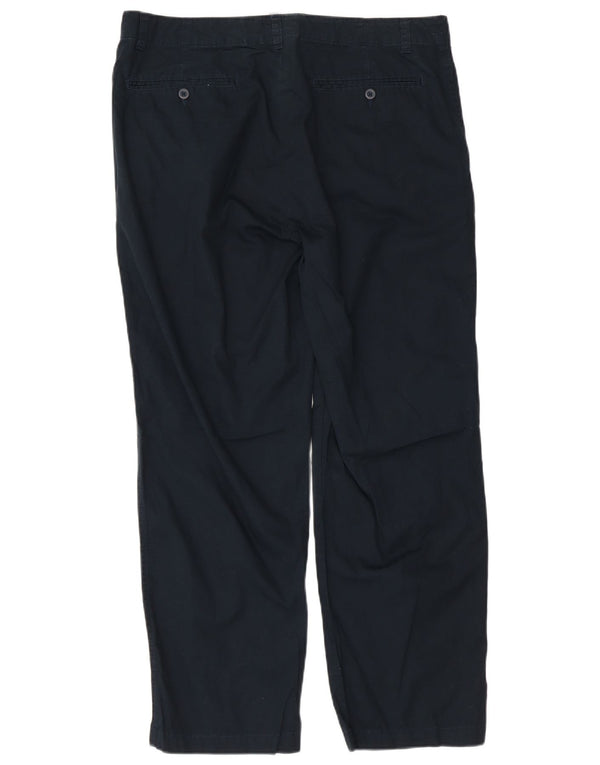 Pantaloni chino drepți pentru bărbați CALVIN KLEIN L36 L30 Bumbac bleumarin