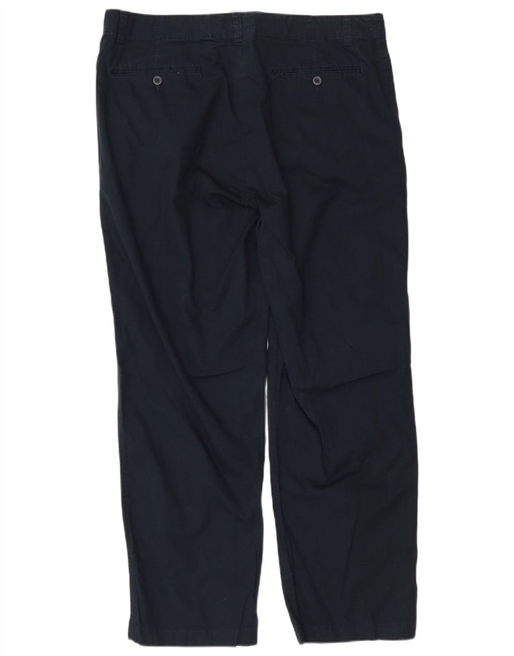 Pantaloni chino drepți pentru bărbați CALVIN KLEIN L36 L30 Bumbac bleumarin