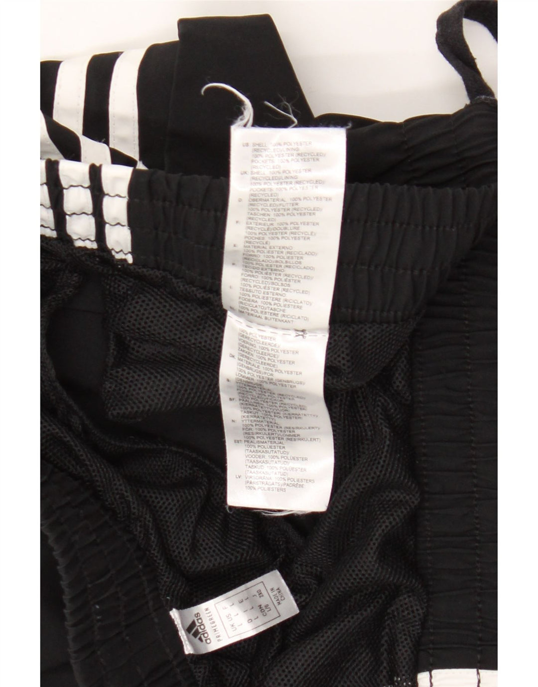 Pantaloni scurți sport pentru bărbați Adidas, mari, negru, poliester