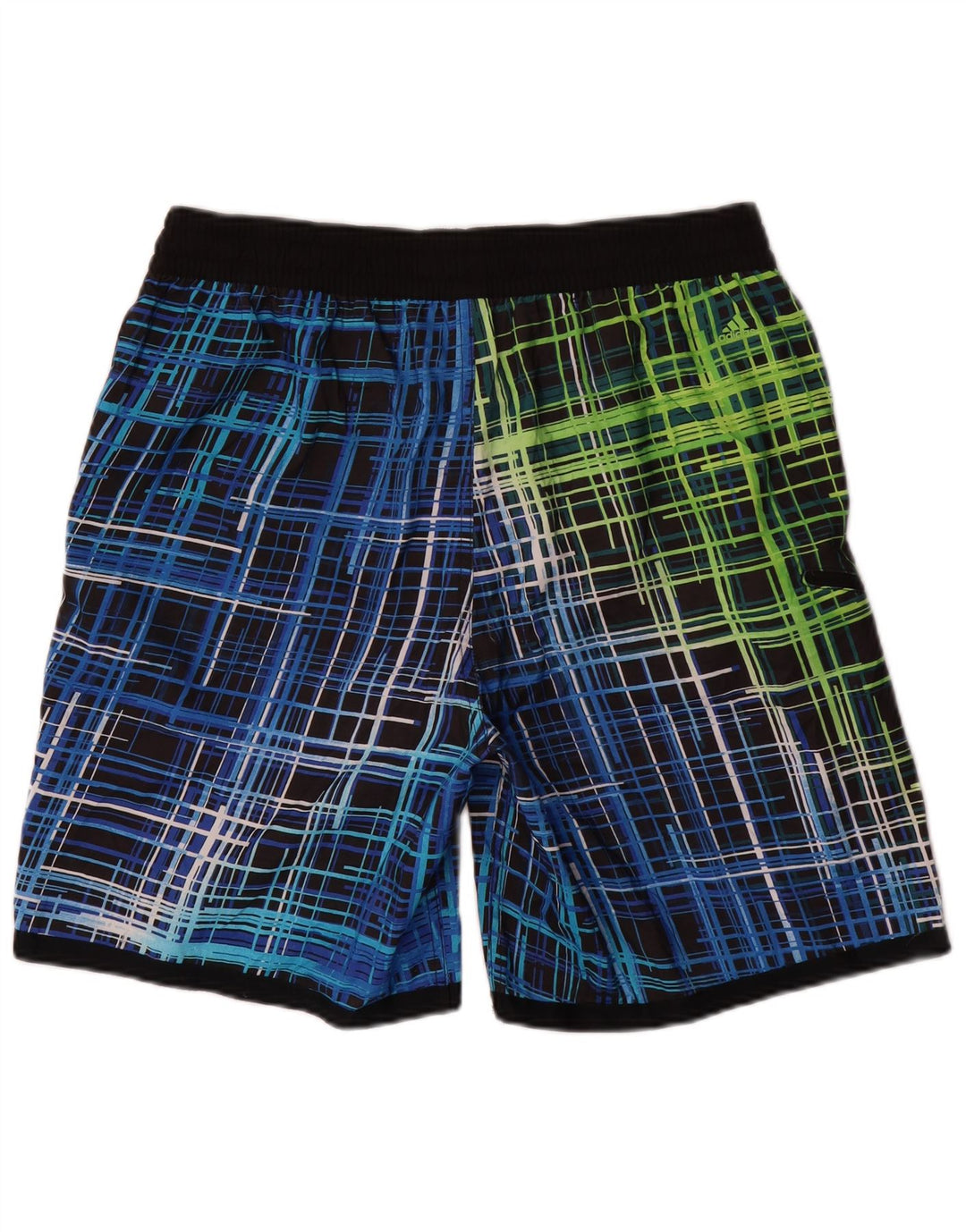 Pantaloni scurți de înot grafic pentru bărbați Adidas, mari, albastru, geometric, poliester