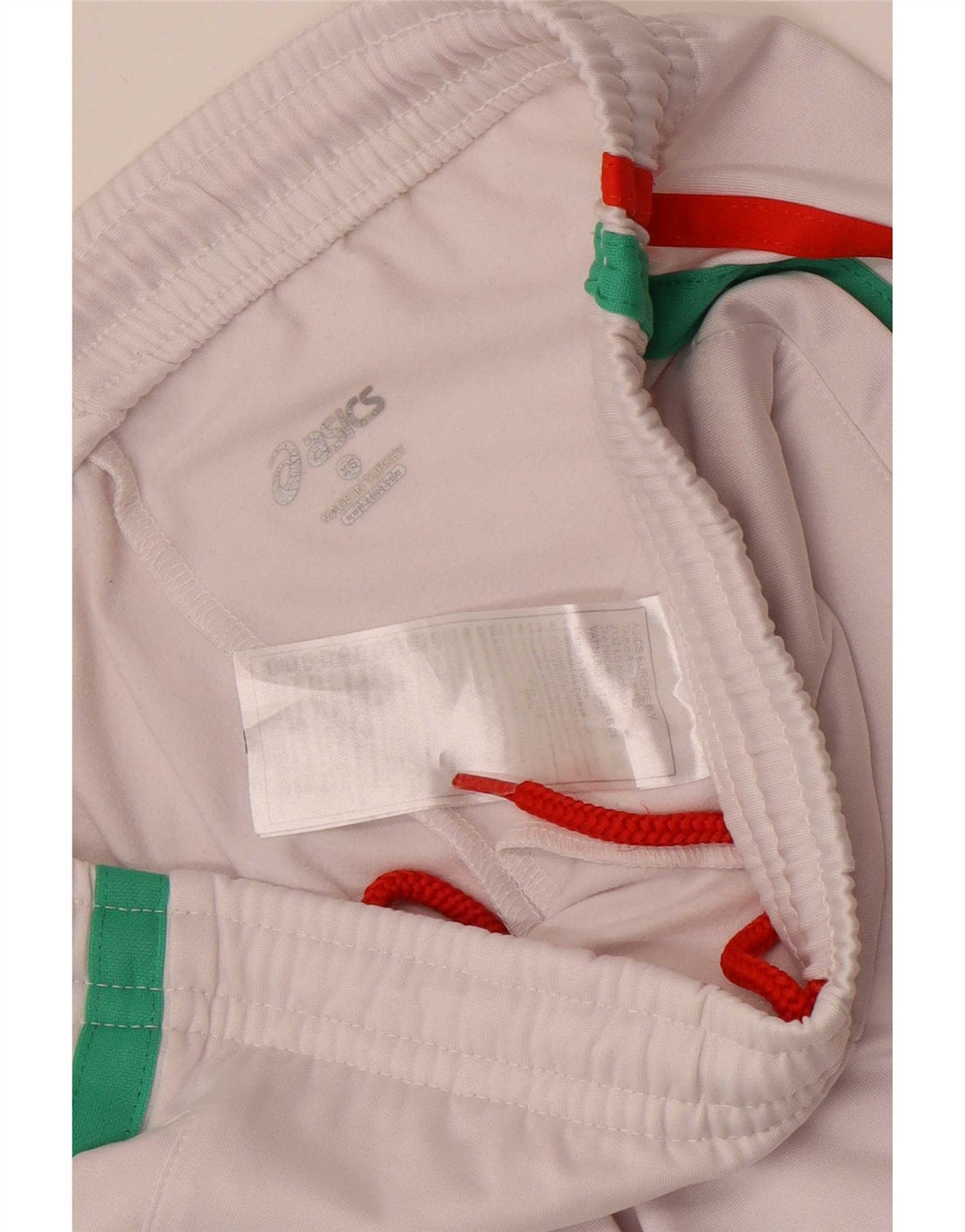 Pantaloni de trening Asics pentru bărbați XS, alb, bloc de culoare