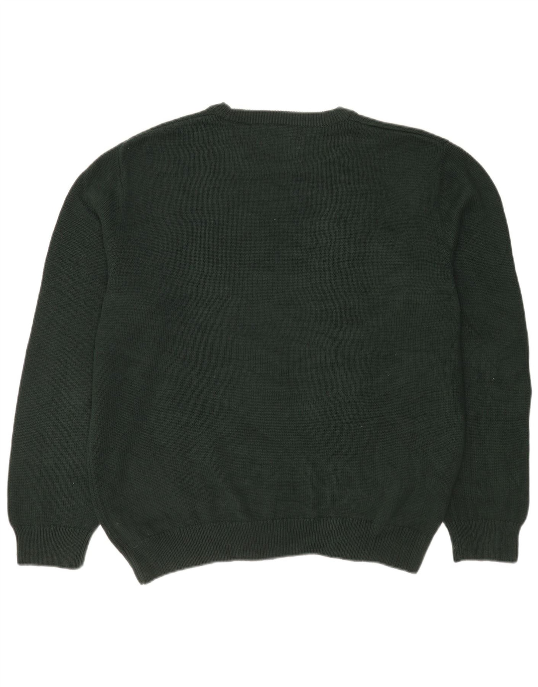 Pulover Chaps pentru bărbați, cu gât roșu, XL, bumbac verde
