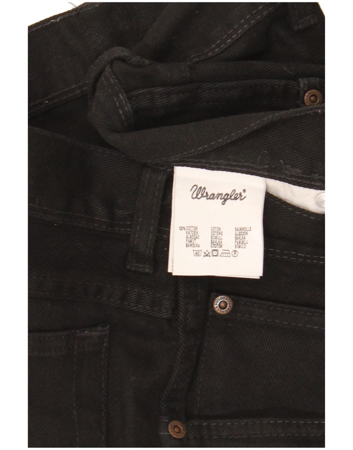 Blugi drepti Wrangler pentru bărbați, cu ajustare normală, W38 L30, bumbac negru
