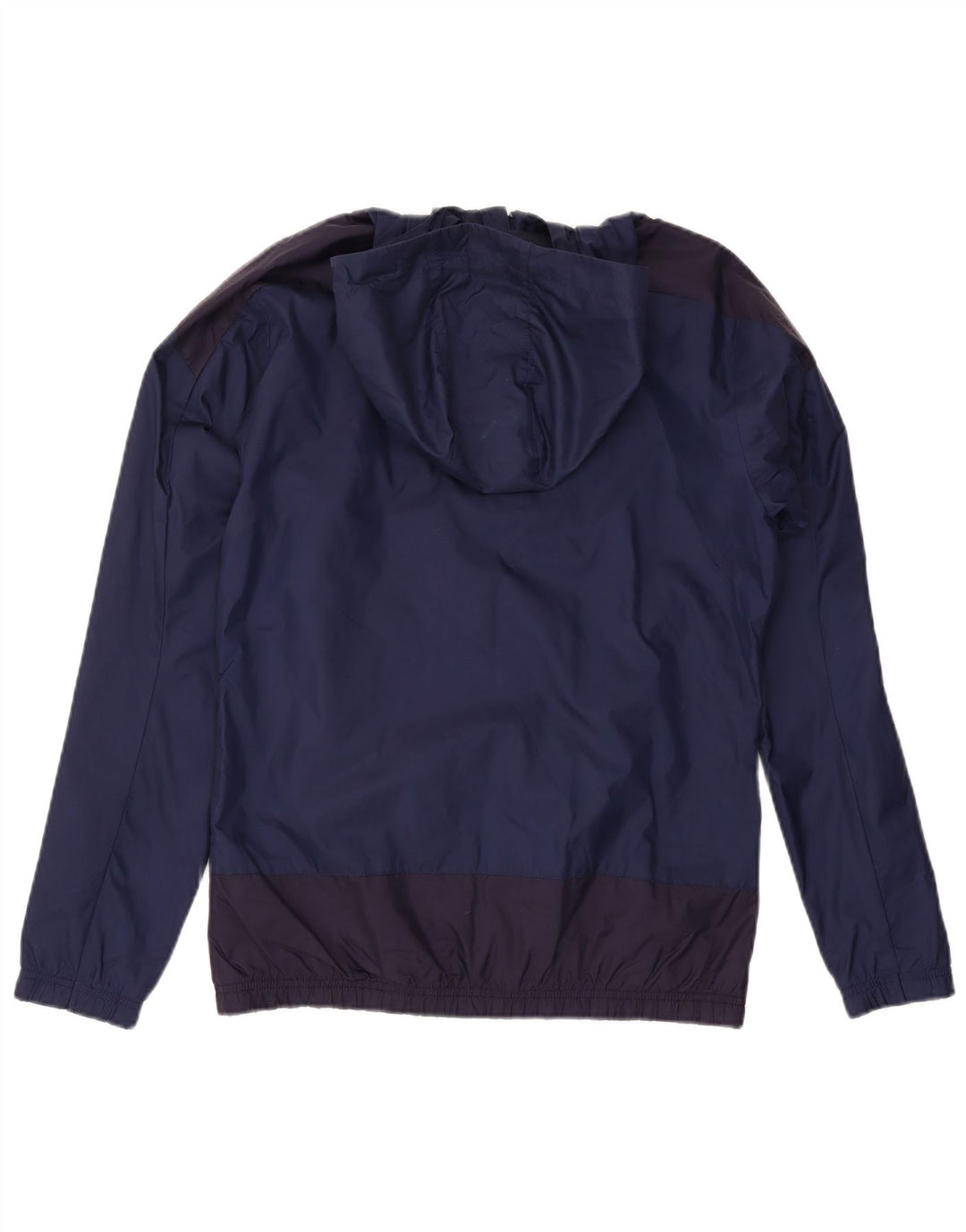 Jachetă de ploaie cu glugă Puma pentru bărbați UK 36 Small Bluemarin Colorblock Nylon