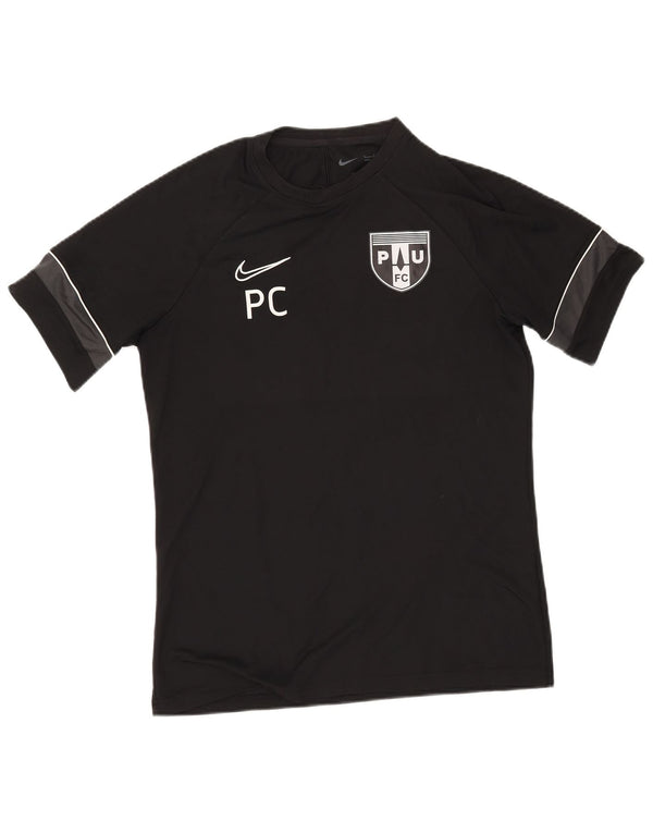 Tricou grafic Nike Dri Fit pentru bărbați Top mare negru colorblock