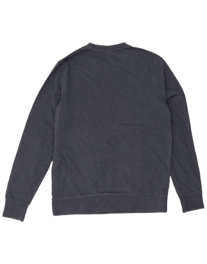 Jack & Jones Pulover grafic pentru bărbați, mare, bumbac, albastru